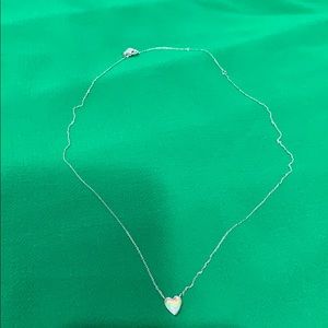A heart necklace